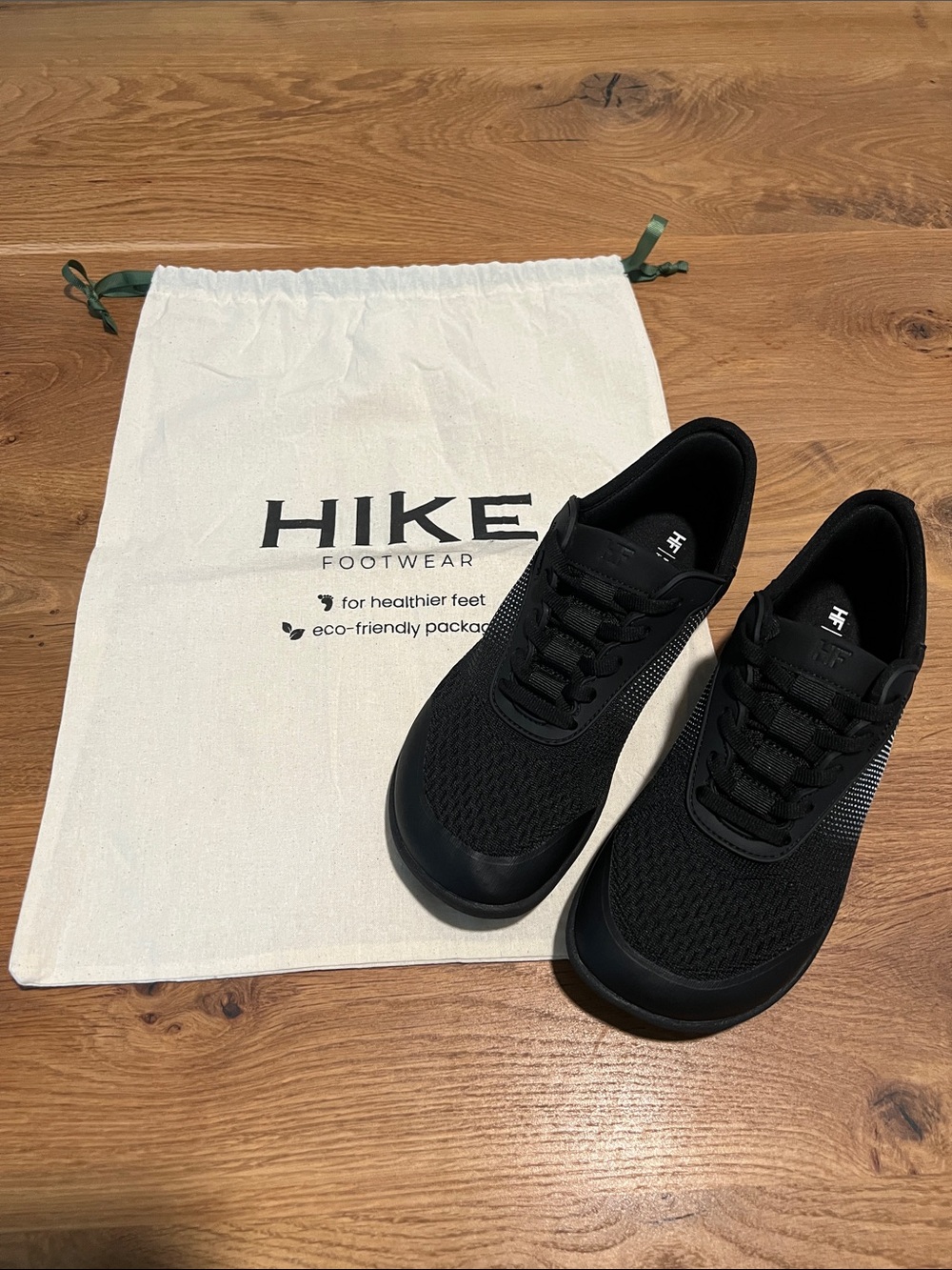 Hike Footwear Series 2 Stride Barefoot Shoes Black White Women’s 7